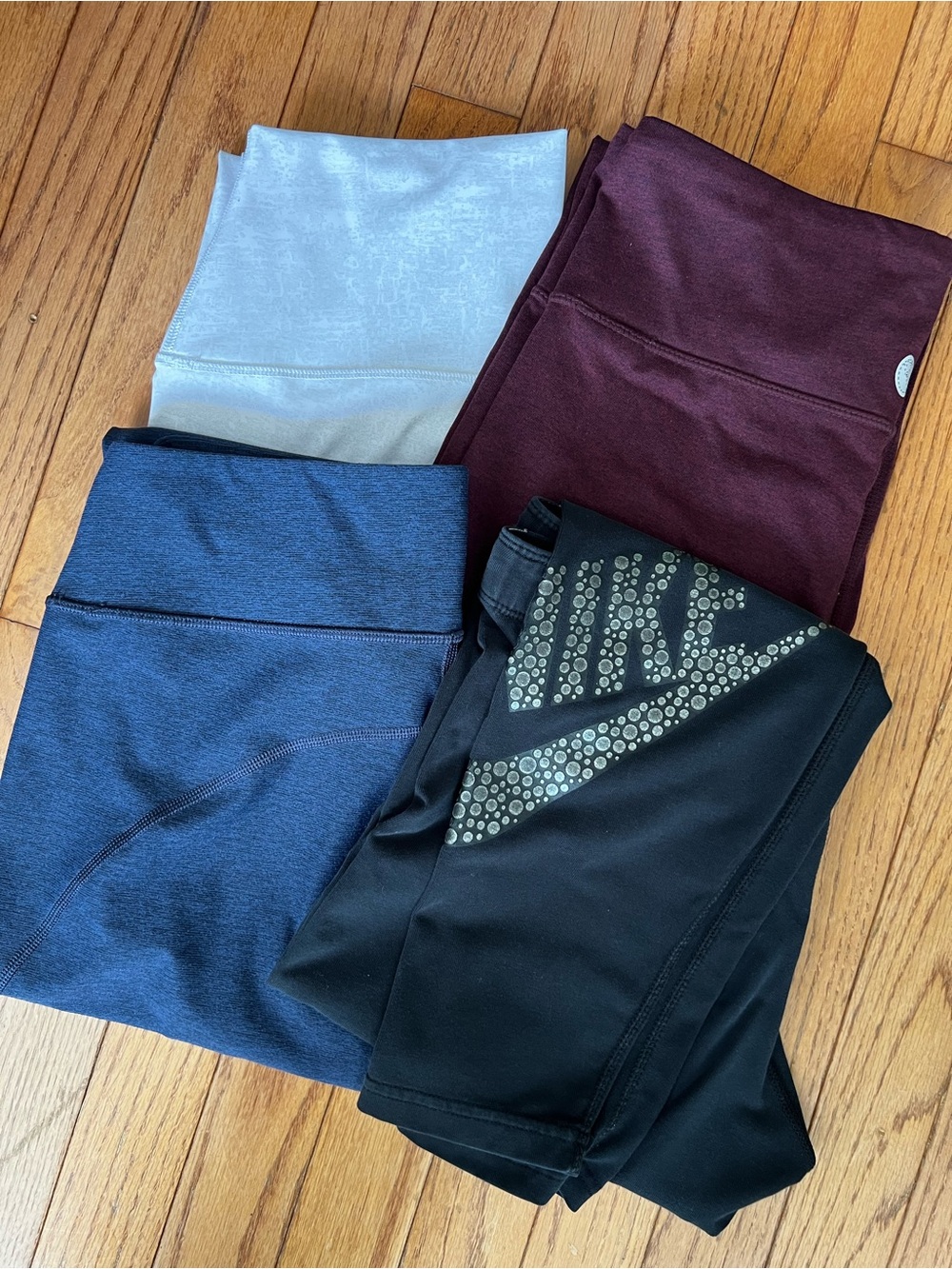 Women’s Leggings Lot of 4 Size M Nike Outdoor Voices 90 Degree Threads 4 Thought